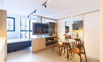 Apartamento com 1 quarto para alugar na Rua Professora Maria Flora Pausewang, 131, Trindade, Florianópolis, 35 m2 por R$ 3.900