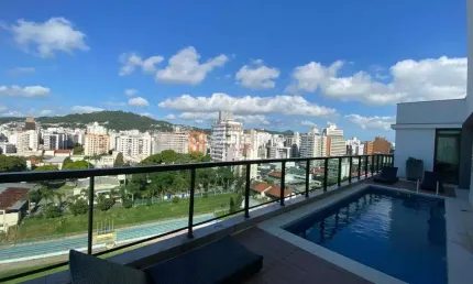 Apartamento com 1 quarto para alugar na Rua Desembargador Arno Hoeschl, 290, Centro, Florianópolis, 48 m2 por R$ 5.308