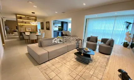 Apartamento Alto Padrão, PORTEIRA FECHADA, Face Norte, 166m2, 4 Quartos sendo 3 Suítes, 3 Vagas.