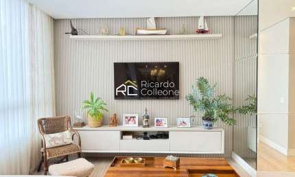 Apartamento no Ecoville com 142m2, 3 Suítes, 3 Vagas, Mobiliado.