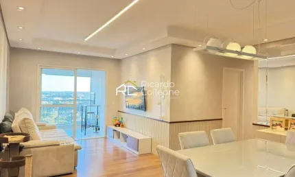 Apartamento padrão 89m2, 3 quartos, 2 vagas, andar alto!
