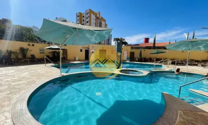 Apartamento mobiliado,  com piscinas aquecidas, sauna, elevadores, Próximo ao Singapura Shopping