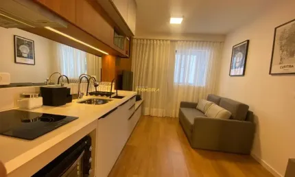 Apartamento com 1 quarto à venda na Rua Lamenha Lins, 236Apartam, Centro, Curitiba