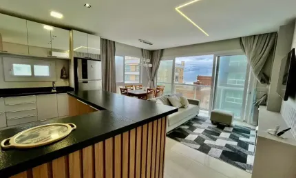 Luxuoso apartamento com ar-condicionado para alugar no verão em capão da canoa