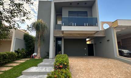 Casa sobrado com 3 suítes, piscina, área gourmet, 160 m2 à venda no condominio Buona Vita, Vila do Golfe, em Ribeirao Preto - SP