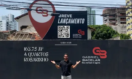 163,75m² | 4 quartos | 5 banheiros | dependência completa | 3 vagas de garagens | Mensais à partir R$10.651 no Rosarinho