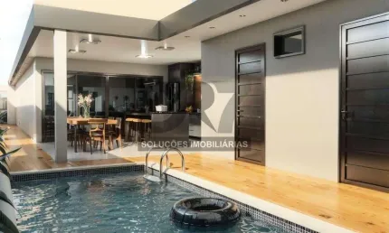 Casa à venda em Campinas, Loteamento Residencial Arborais, com 3 suítes, com 214 m²
