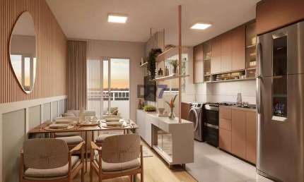 Apartamento à venda em Campinas, Jardim Morumbi, com 2 quartos, com 43 m², Residencial Canoas