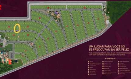 Terreno à venda na Condômino Residencial Vinhas, 88, Condomínio Residencial Vinhas, Anápolis por R$ 116.000