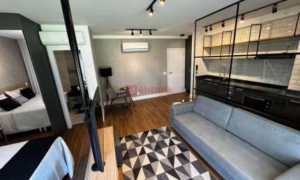 Apartamento com 1 quarto para alugar na Rua Américo Brasiliense, 2224, Chácara Santo Antônio, São Paulo por R$ 6.500