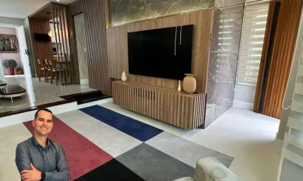 Casa 193m² de área privativa - 3 Dormitórios, sendo 2 suítes + HomeOffice - Lindamente Mobiliada e Decorada