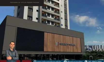 Select Tower - Apartamento de 2 Dormitórios com Suíte à Venda no Pagani – Palhoça/SC