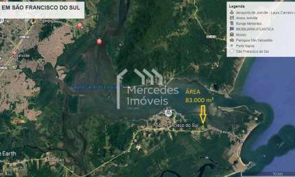 Terreno à venda, 65789 m² por R$ 5.265.000,00 - Iperoba - São Francisco do Sul/SC