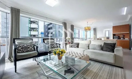 Apartamento mobiliado, 1 suíte + 2 dormitórios à venda, 102 m² por R$ 1.320.000 - Centro - Itajaí/S