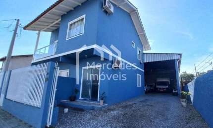 Casa com galpão, 2 dormitórios à venda, 309 m² por R$ 1.300.000 - São Vicente - Itajaí/SC