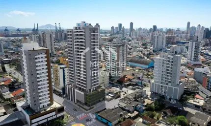 Apartamento com 2 suítes à venda, vila operária, itajaí, sc