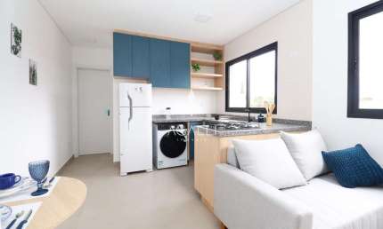 Apartamento com 1 dormitório à venda,37.00 m , CAJURU  , CURITIBA - PR