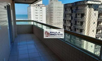 Apartamento com 2 dormitórios para alugar, 99 m² por R$ 3.850,01/mês - Vila Guilhermina - Praia Grande/SP