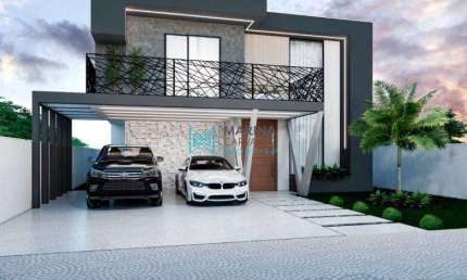 Casa com 3 quartos à venda, 252 m² por R$ 1.980.000 - Condomínio Gran Park Toscana - Vespasiano/MG