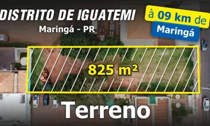Terreno comercial à venda na Rua Manoel Frigo, 100, Distrito de Iguatemi (Iguatemi), Maringá