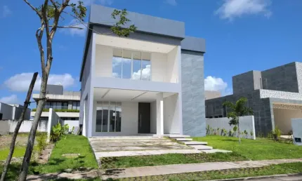 Casa de Luxo com 5 Suítes e Piscina no Condomínio Fechado Alphaville Paraíba – Preço Promocional!