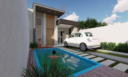 Casa Linear em Residencial Centro da Serra, Serra/ES