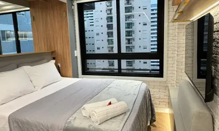 Studio pronto mobiliado e decorado já rentabilizando no Batel – a duas quadras do Shopping Curitiba!