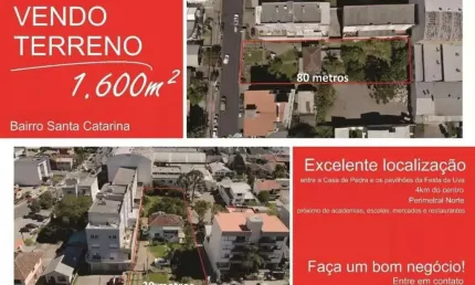 Terreno para venda  no Bairro Santa Catarina em Caxias do Sul
