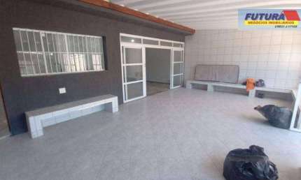 Sobrado com 3 dormitórios à venda, 161 m² por R$ 540.000,00 - Parque São Vicente - São Vicente/SP