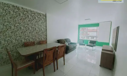 Apartamento com 2 dormitórios para alugar, 103 m² por R$ 3.500,00/mês - Itararé - São Vicente/SP