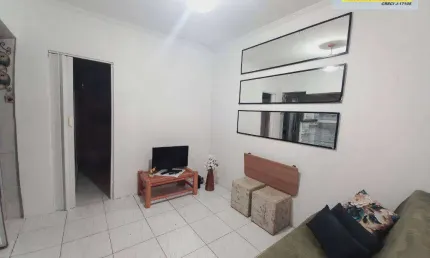Studio com 1 dormitório para alugar, 38 m² por r$ 2.000,00/mês - gonzaguinha - são vicente/sp