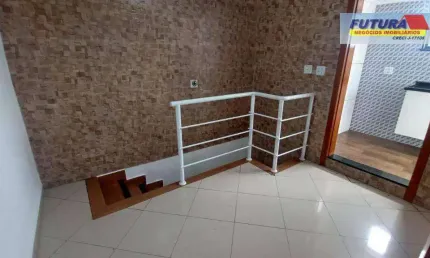 Sobrado com 2 dormitórios à venda por R$ 450.000,00 - Esplanada dos Barreiros - São Vicente/SP