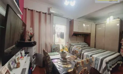 Studio com 1 dormitório à venda, 32 m² por r$ 200.000,00 - itararé - são vicente/sp