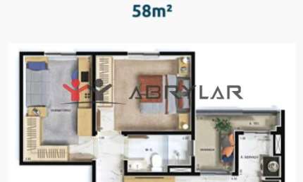 Apartamento à venda em Jundiaí, Jardim do Lago, com 2 quartos, com 58 m², Altos da Avenida