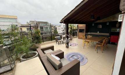 Cobertura com 3 suítes  à venda, 200 m² por R$ 1.580.000 - Recreio - RJ