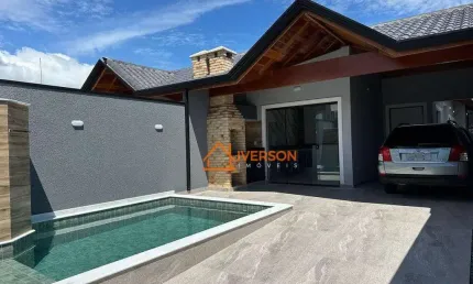 Casa com 3 quartos à venda na Rua Prof Terezinha Rodrigues Kalil, 199, Parque D'Aville, Peruíbe