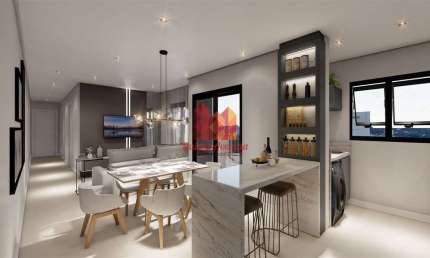Apartamento com 3 quartos à venda na Rua Vinte e Dois de Abril, 456, Centro, Pinhais, 77 m2 por R$ 549.000