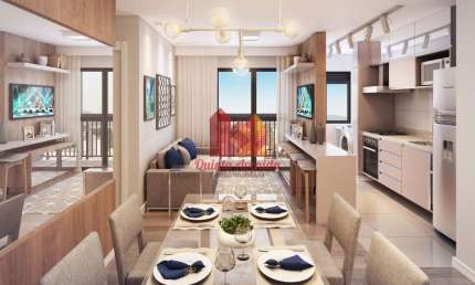 Apartamento com 2 quartos à venda na Rua Monsenhor Ivo Zanlorenzi, 5145, Ecoville, Curitiba, 44 m2 por R$ 503.400