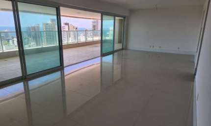 RISERVATTO 261m², vista mar, nunca habitado, 4 suítes, varanda gourmet, dependência completa, área de serviço, fino acabamento. Agende sua visita!