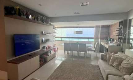 Serra do Mar, 94m², varanda gourmet, 3/4, fino acabamento, área de serviço, vista mar, climatizado, nascente total, mobiliado. Agende já!