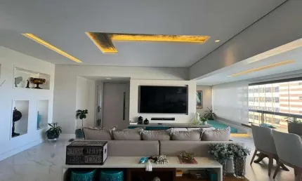 Apartamento no LUMNO Greenville, 4 suítes, 3 vagas, varanda gourmet, 225m², climatizado, fino acabamento, suíte master. Agende sua visita!