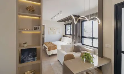 Apartamento com 1 quarto à venda na Rua Reinaldino Schaffenberg de Quadros, 201, Alto da Rua XV, Curitiba, 26 m2 por R$ 425.227