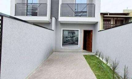 Sobrado Novo com 3 Quartos no Campo de Santana – 84m², Churrasqueira, Gesso e Porcelanato