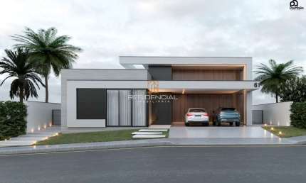 Casa Linear no Condomínio Vistadoro Aquaville em Divinópolis
