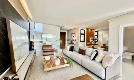 Alphaville i - porteira fechada com 435m² de construção
