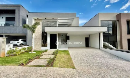 Casa Nova e Térrea à venda no Residencial Mont'Alcino-Valinhos/SP