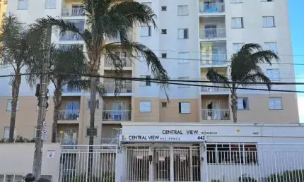 OPORTUNIDADE DE ALUGAR ÓTIMO APTO 3 QUARTOS 1 SUITE NO COND. CENTRAL VIEW, RICO EM ARMÁRIOS, AR CONDICIONADO, LAZER COMPLETO, 2 VAGAS GARAGEM.