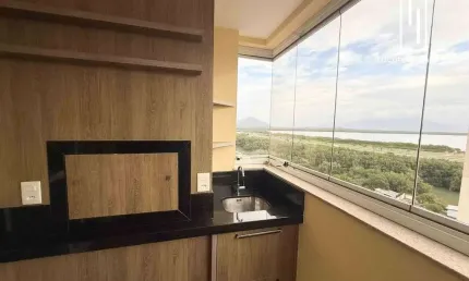 Apartamento com 2 quartos para alugar na avenida jorge lacerda, 1835, costeira do pirajubaé, florianópolis por r$ 3.900