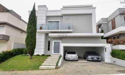 Casa em condomínio fechado com 4 quartos à venda na Rua Hermenegildo Luca, 101, São Braz, Curitiba, 240 m2 por R$ 2.600.000