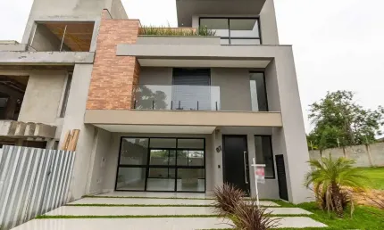 Casa em condomínio fechado com 3 quartos à venda na rua domingos antônio moro, 666, pilarzinho, curitiba, 166 m2 por r$ 1.650.000